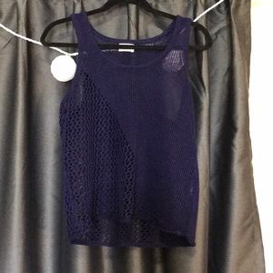 Madewell crochet tank